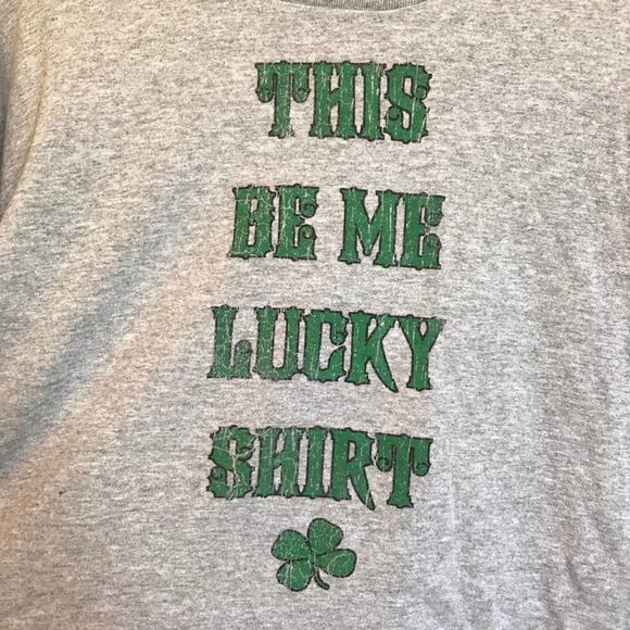 St. Paddy’s Lucky Tee Shirt 3XL gray men t-shirt - Picture 3 of 8